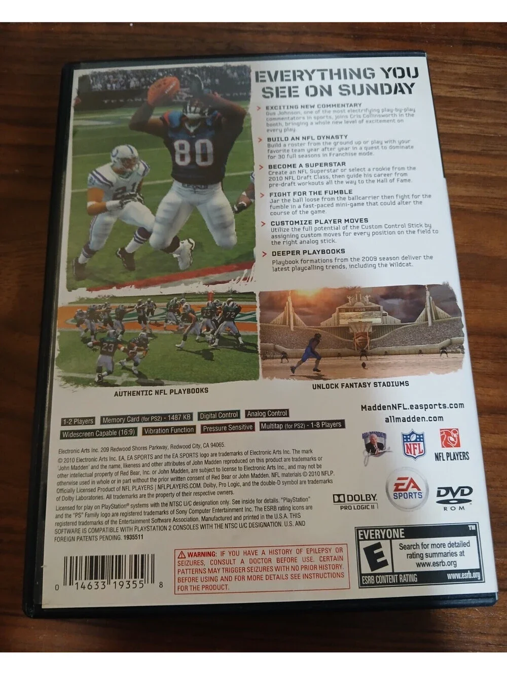 Madden NFL 11 (PlayStation 2)